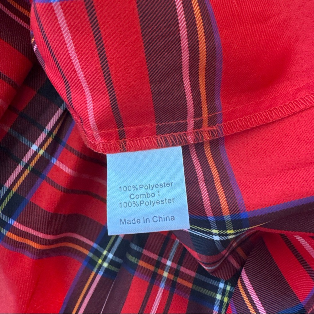 Tuckernuck Red Plaid Tunic Top - Picture 9 of 10